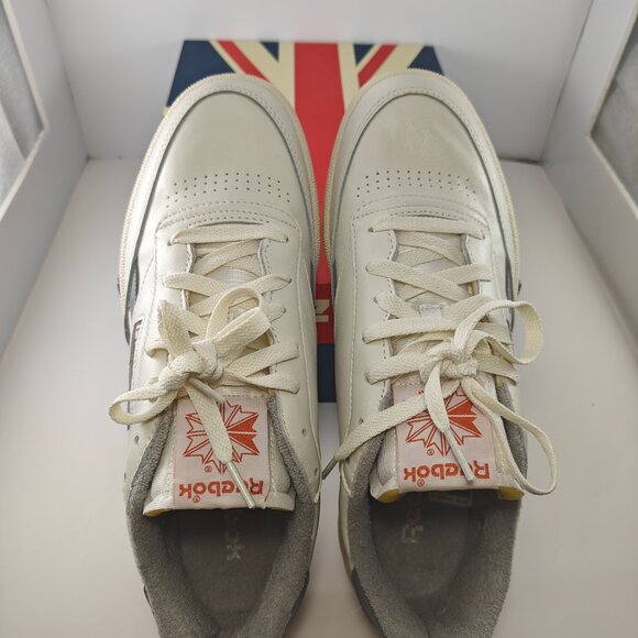 Reebok Club C Revenge Plus White/Grey Sneakers Size US 11 Mens DV7187 - Picture 9 of 12